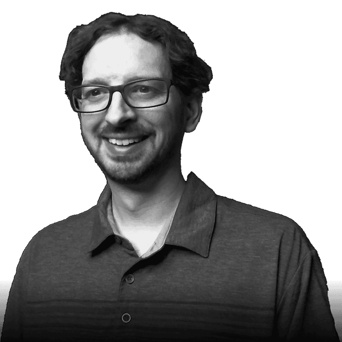 Greyscale photo of home services marketing agency founder Bill Wolf